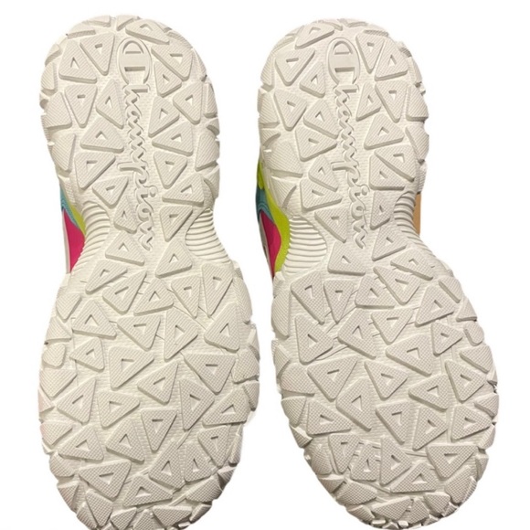 Champion Track Tank Athletic Retro Neon Sneakers Size 5.5Y🌸 - Picture 3 of 4